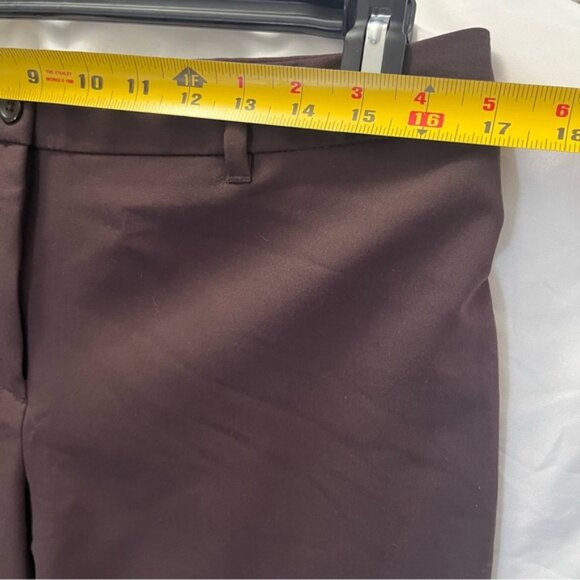 Chico's Straight Leg Dress Pants Brown Size 1.5 (10) - Picture 5 of 8